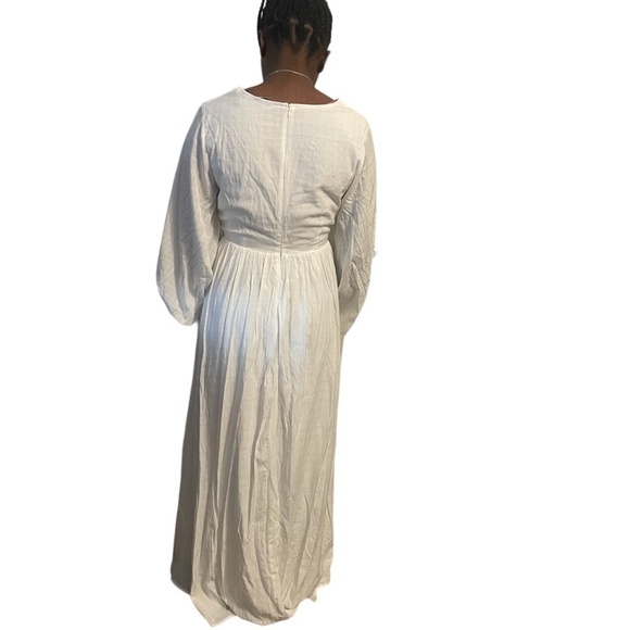 AURA Cutout Plisse Maxi Dress, Size M - Picture 5 of 10